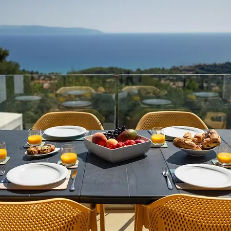 Villa Rabia - Elegant Sea-view Retreat In Mousata, Kefalonia *