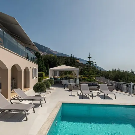 Rabia - Elegant Sea-view Retreat In Mousata, Kefalonia Villa Mousata