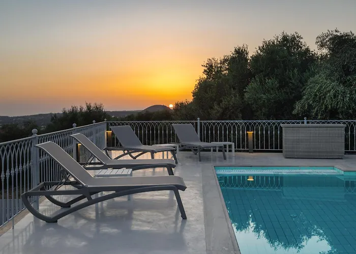 Вилла Rabia - Elegant Sea-view Retreat In Mousata, Kefalonia