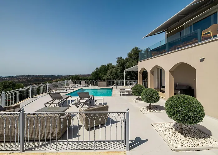 Вилла Rabia - Elegant Sea-view Retreat In Mousata, Kefalonia