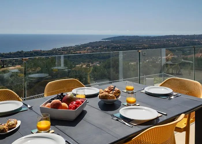 Rabia - Elegant Sea-view Retreat In Mousata, Kefalonia Вилла
