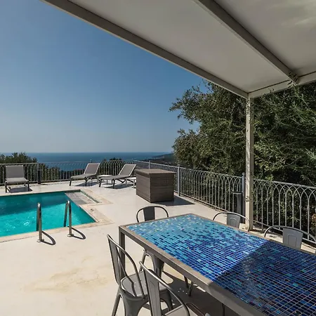 Rabia - Elegant Sea-view Retreat In Mousata, Kefalonia 别墅 *
