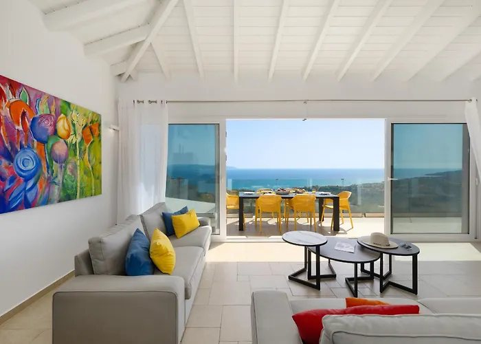 别墅 Rabia - Elegant Sea-view Retreat In Mousata, Kefalonia *